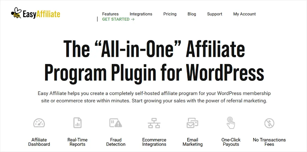 Easy Affiliate WordPress plugin