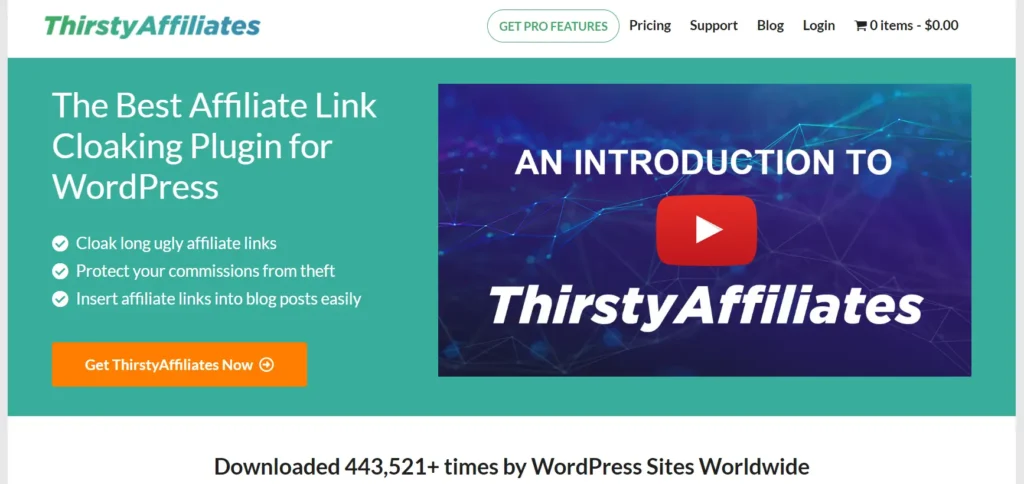 ThirstyAffiliates WordPress affiliate marketing plugin