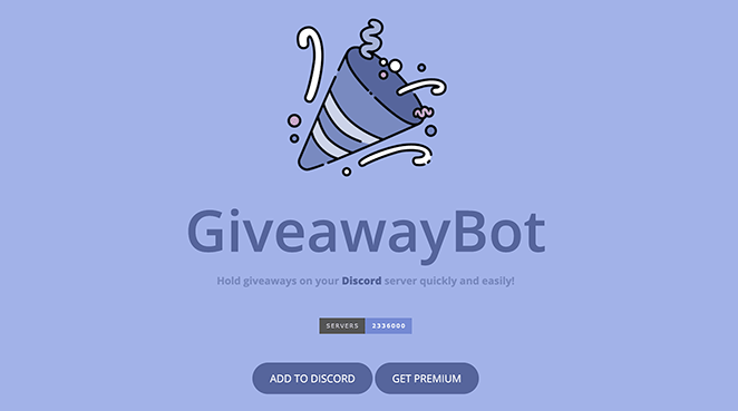 Discord giveaway bot