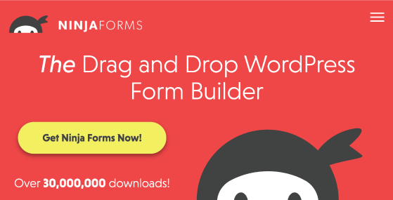 Ninja forms free WordPress form builder plugin