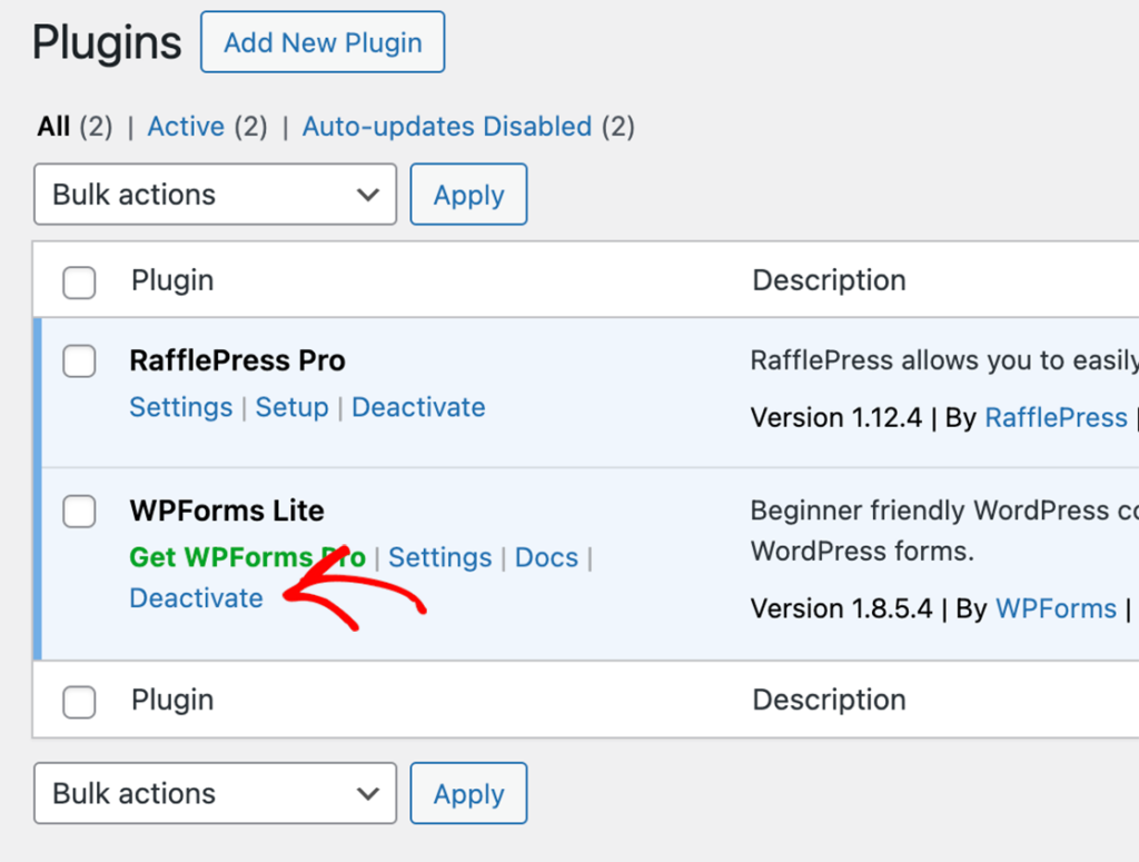 how to fix recaptcha not working by deactivating WordPress plugins