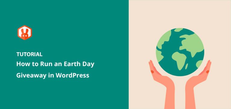 How to Run an Earth Day Giveaway