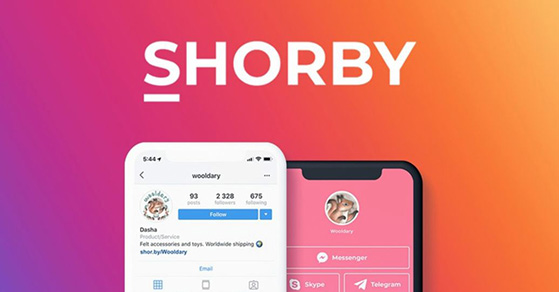 Shorby link in bio instagram tool