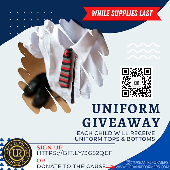 Back-to-school uniform giveaway