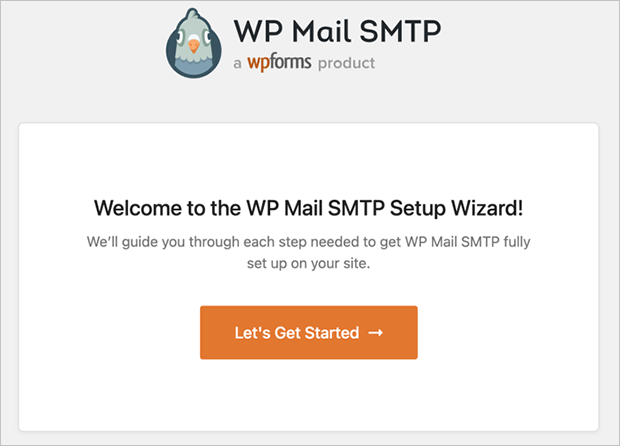 WP Mail SMTP setup wizard