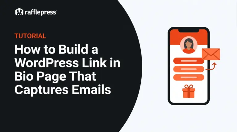 How to Build a WordPress Link in Bio Page That Captures Emails