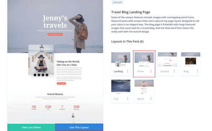 Divi templates