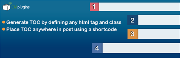 CM Table of Contents for WordPress plugin