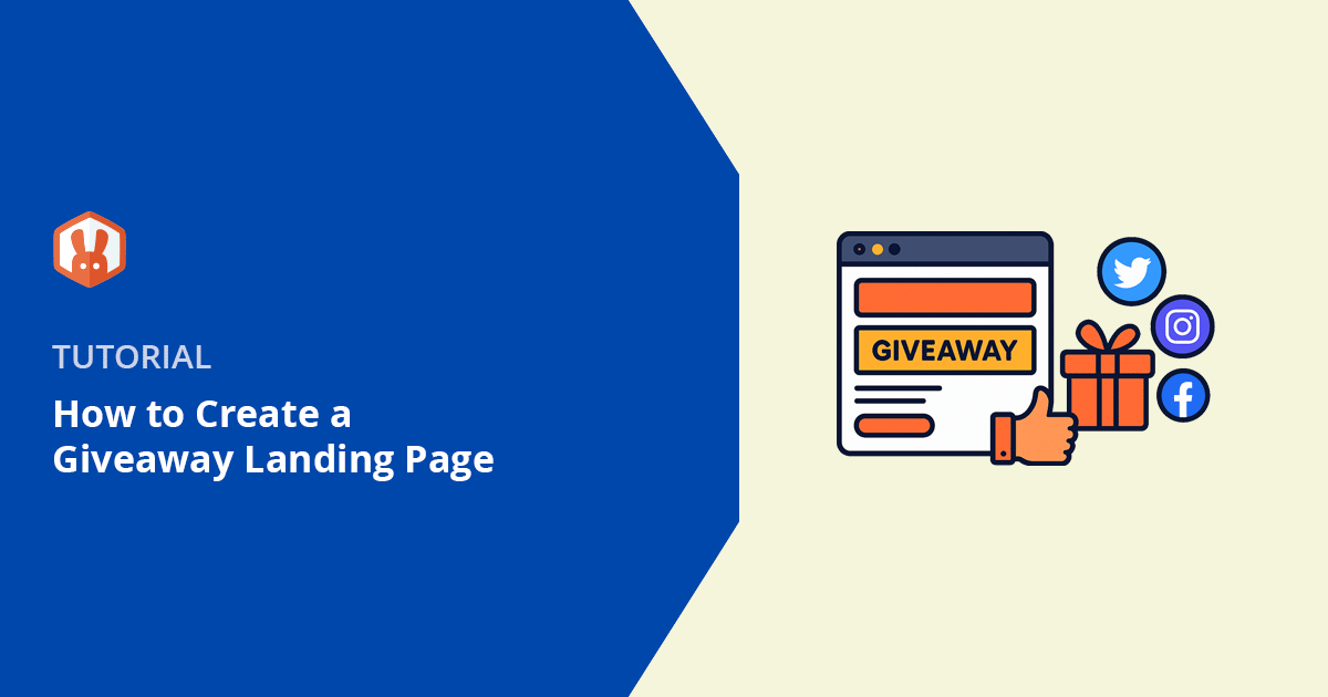 How to Create a Giveaway Landing Page