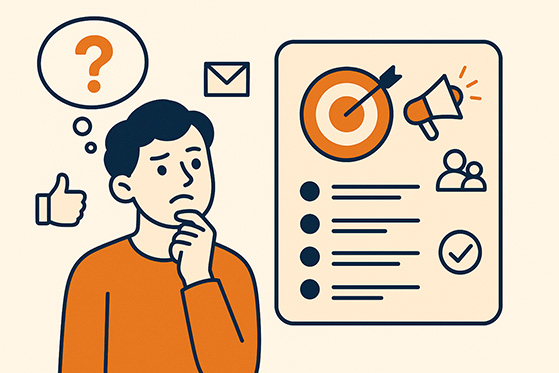 Choosing goals for a prelaunch giveaway campaign.