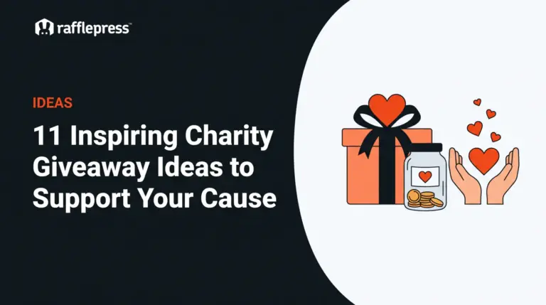 Charity Giveaway Ideas