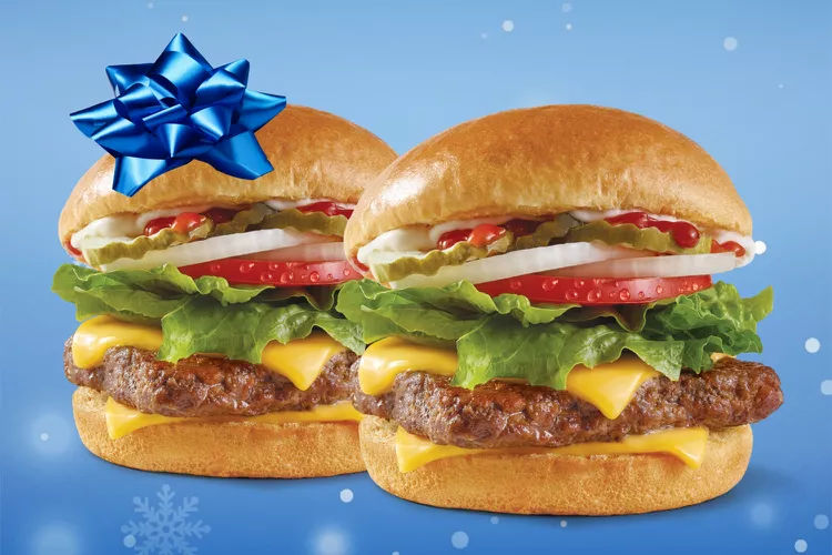 Wendy’s 12 Days of Free Food promotion banner with daily offers